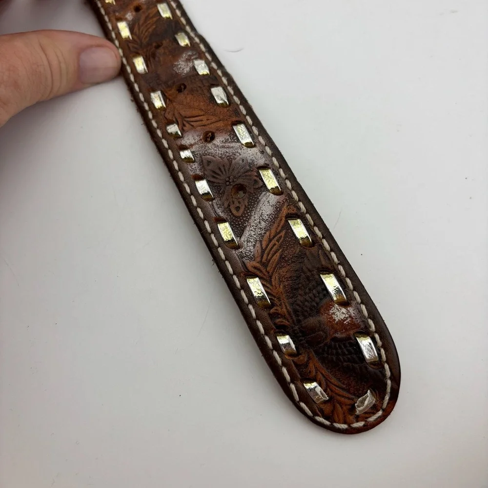 Brighton Leather Belt 44